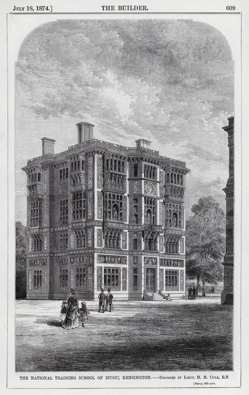 The National Training School of Music, Kensington (gravering) av English School