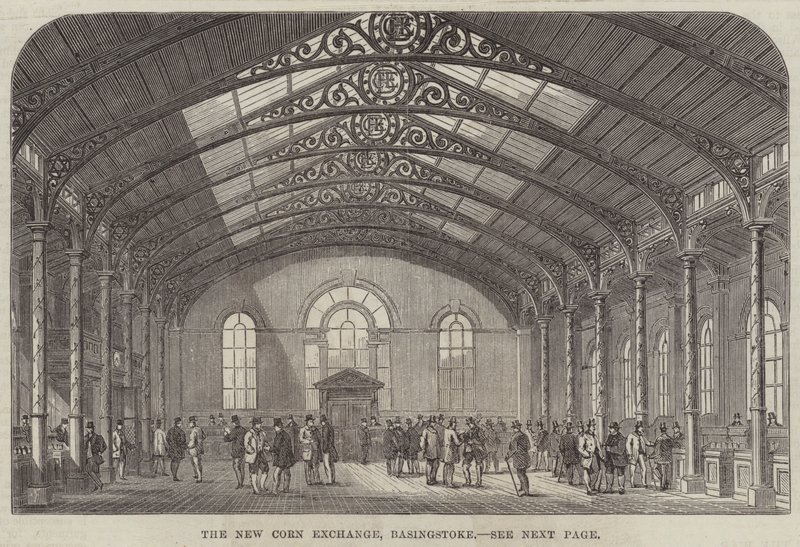 The New Corn Exchange, Basingstoke (gravering) av English School