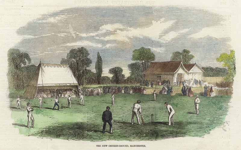 The New Cricket Ground, Manchester av English School