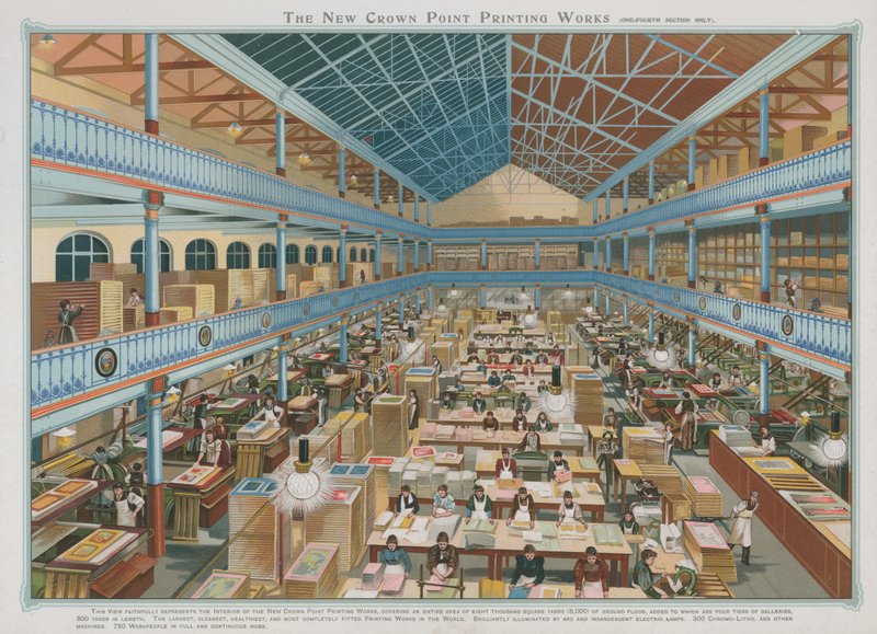 The New Crown Point Printing Works av English School