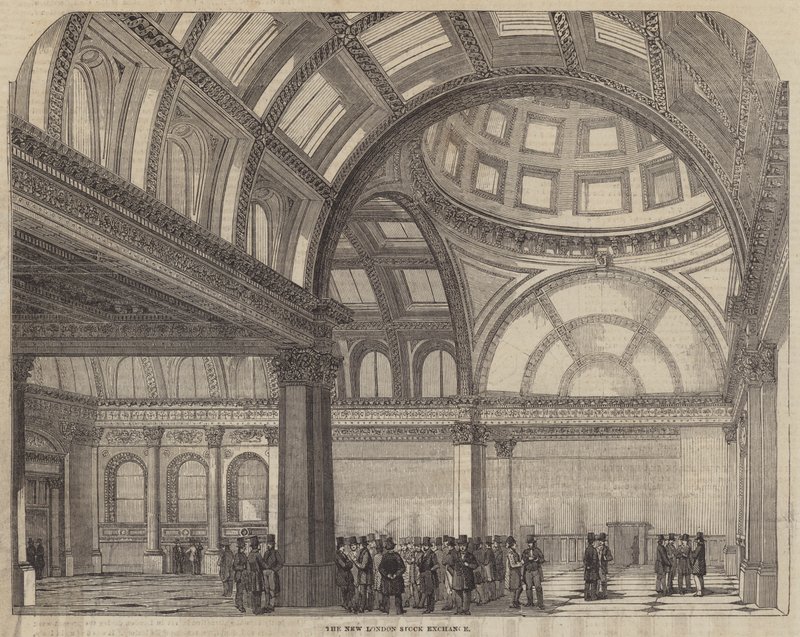 The New London Stock Exchange (gravering) av English School