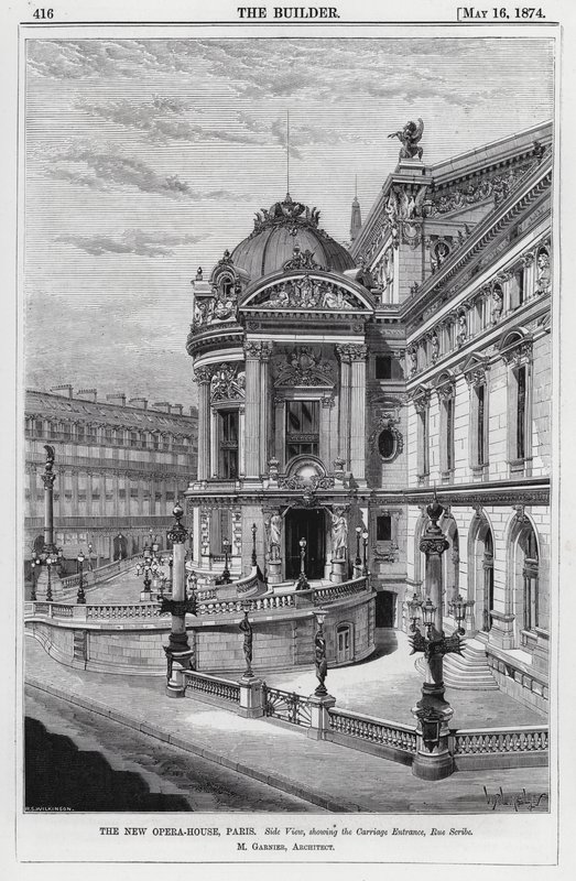 Det nye operahuset, Paris (gravering) av English School