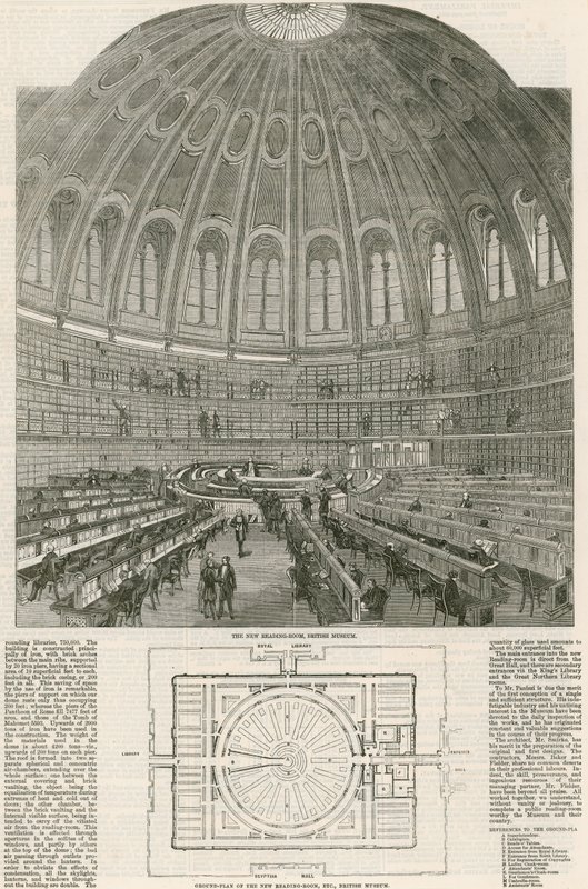 The New Reading Room, British Museum av English School