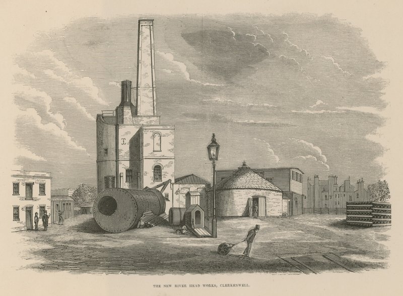 The New River Head Works, Clerkenwell, London av English School