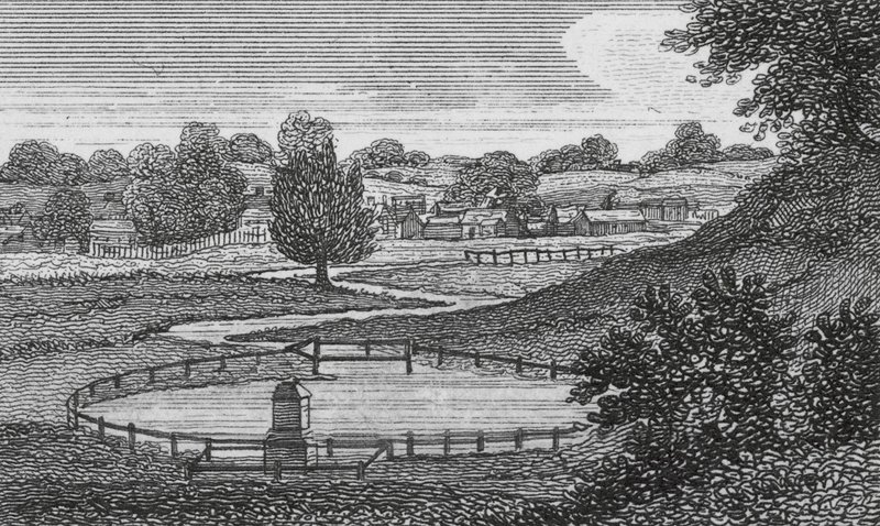 New River, Hertfordshire (gravering) av English School