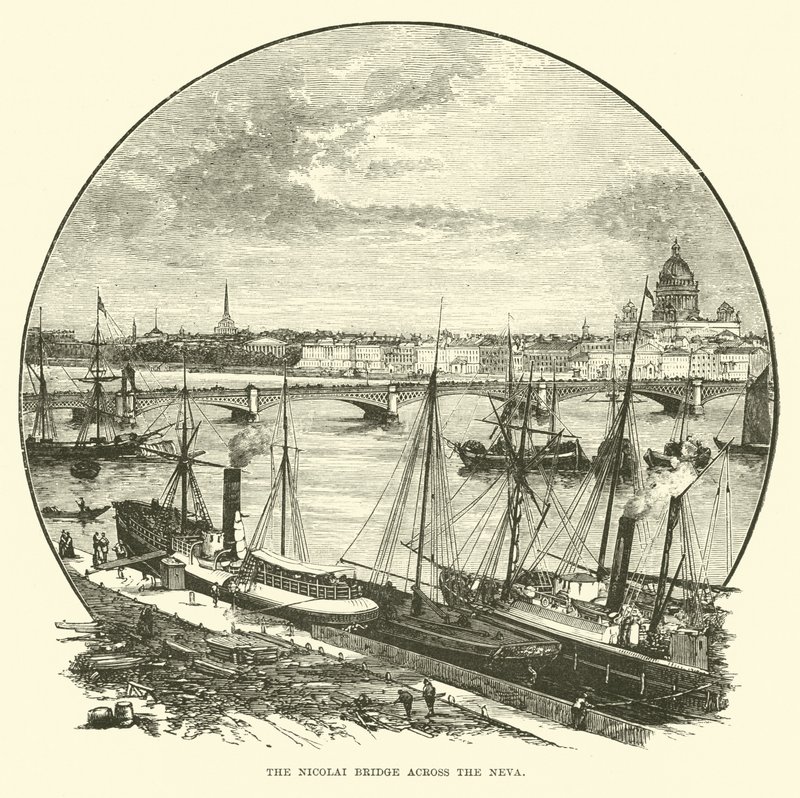 Nicolai-broen over Neva av English School