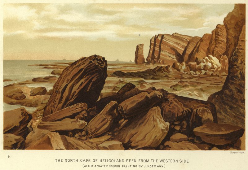 Nordkapp Helgoland sett fra vestsiden av English School