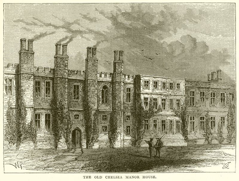 Det gamle Chelsea Manor House av English School