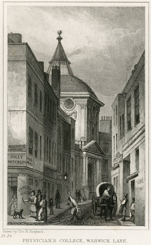 The Old College of Physicians i Warwick Lane av English School