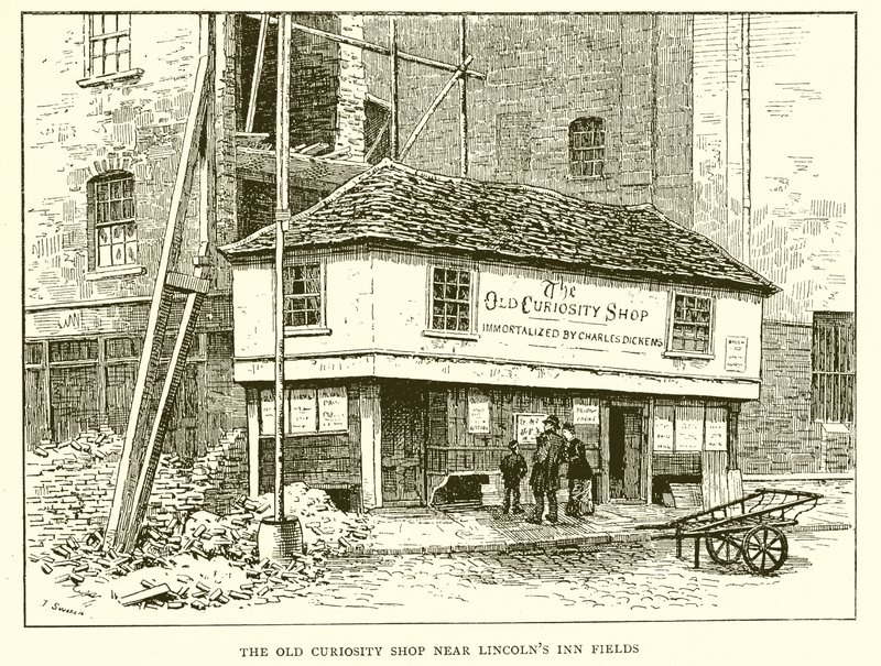 The Old Curiosity Shop nær Lincolns Inn Fields av English School