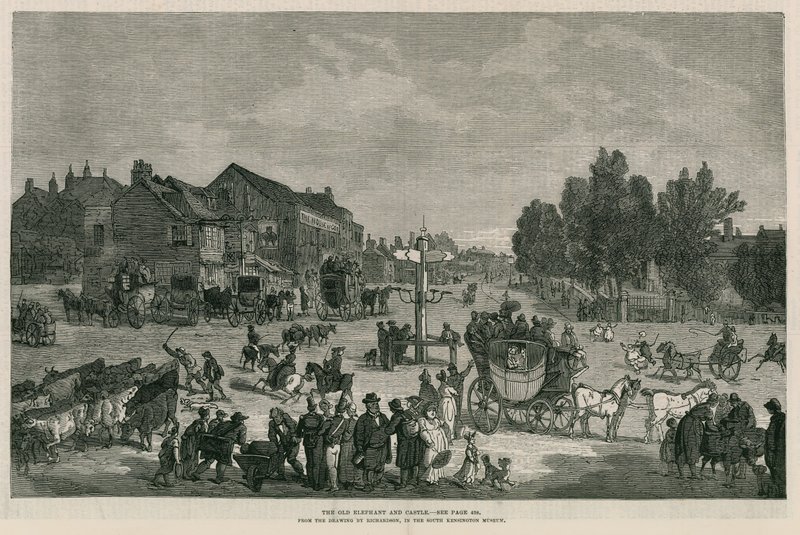 Den gamle elefanten og slottet av English School