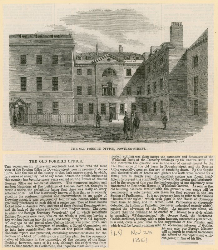 Det gamle utenrikskontoret, Downing Street av English School