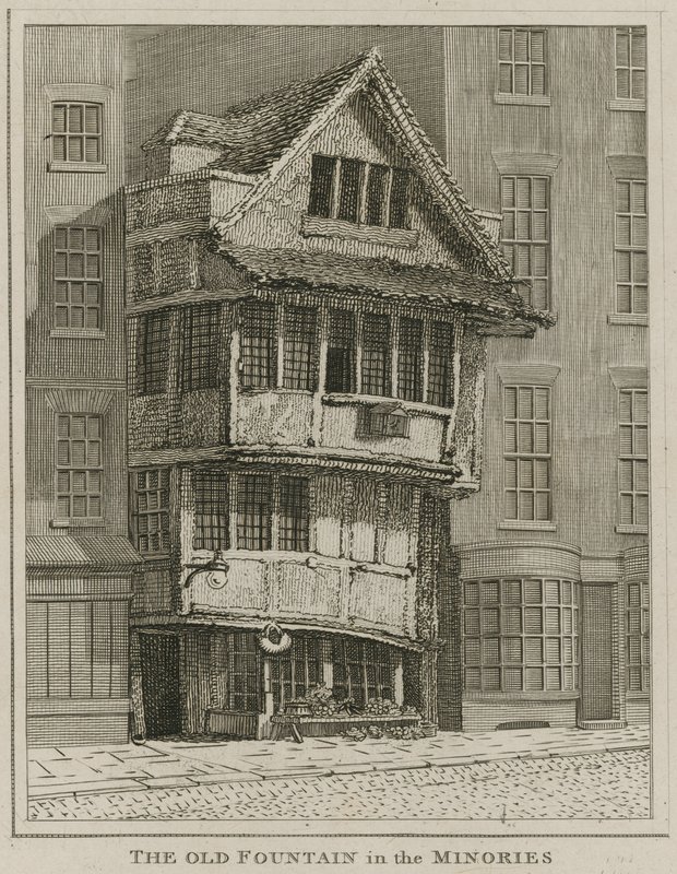 The Old Fountain in the Minories, London av English School