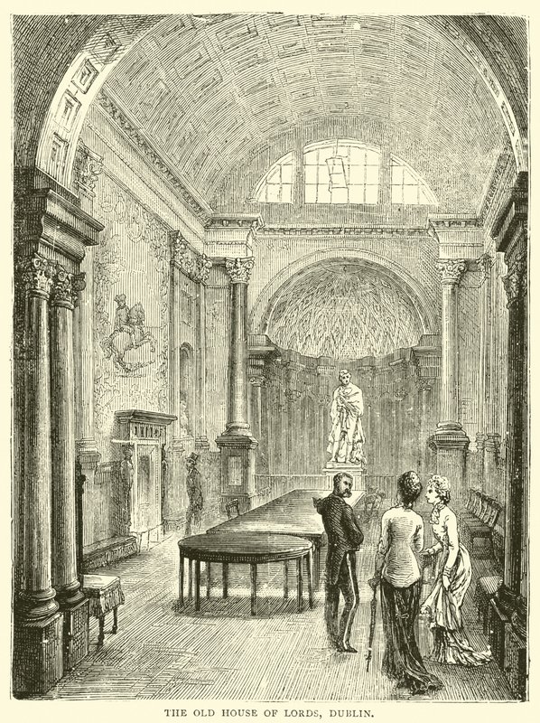 The Old House of Lords, Dublin av English School