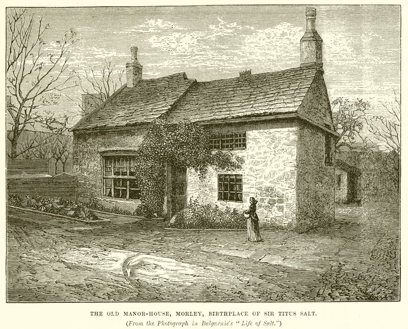 The Old Manor-House, Morley, fødestedet til Sir Titus Salt av English School
