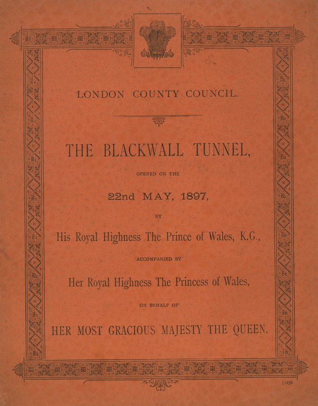 Åpningen av Blackwall-tunnelen av English School