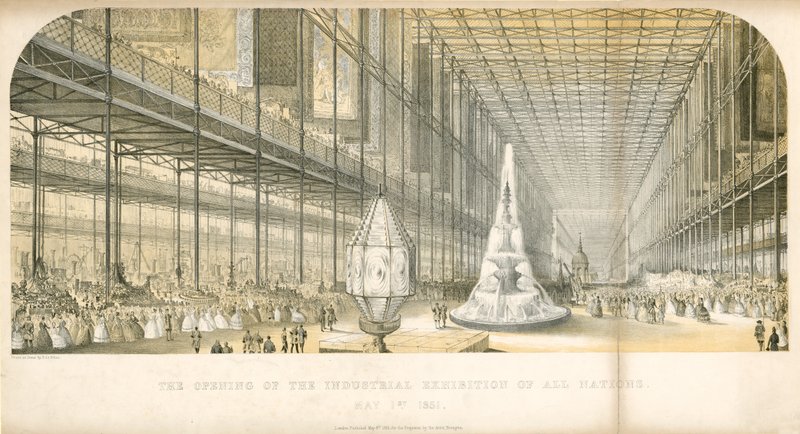 Åpningen av den store utstillingen, 1851 av English School