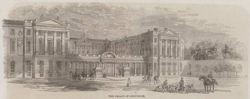 Palace of Compiegne (gravering) av English School