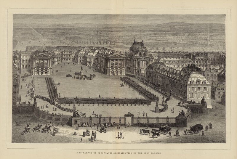 Slottet i Versailles - Utdeling av jernkorsene av English School