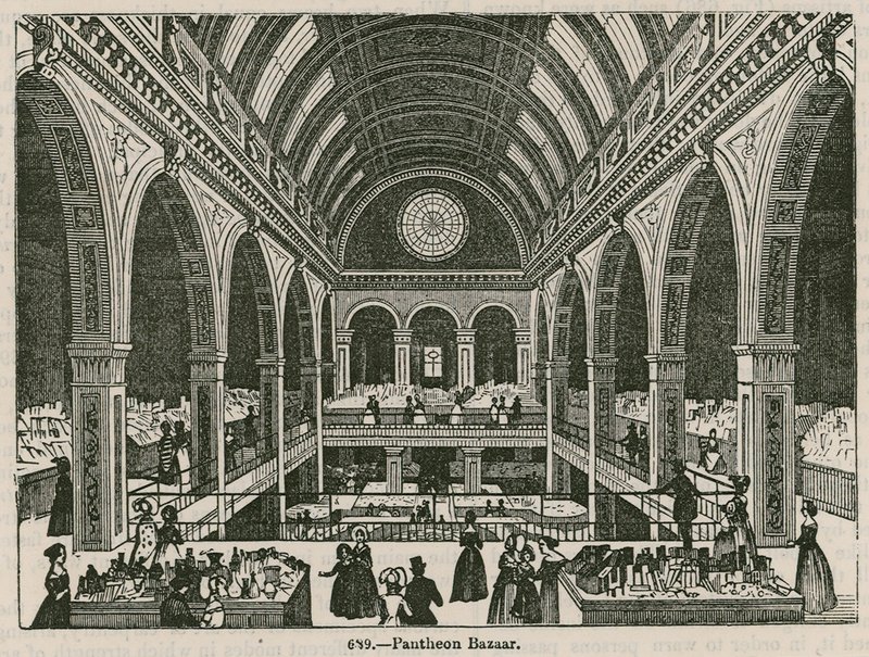 Pantheon Bazaar, Oxford Street, London av English School