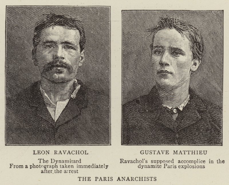 Paris-anarkistene (gravering) av English School