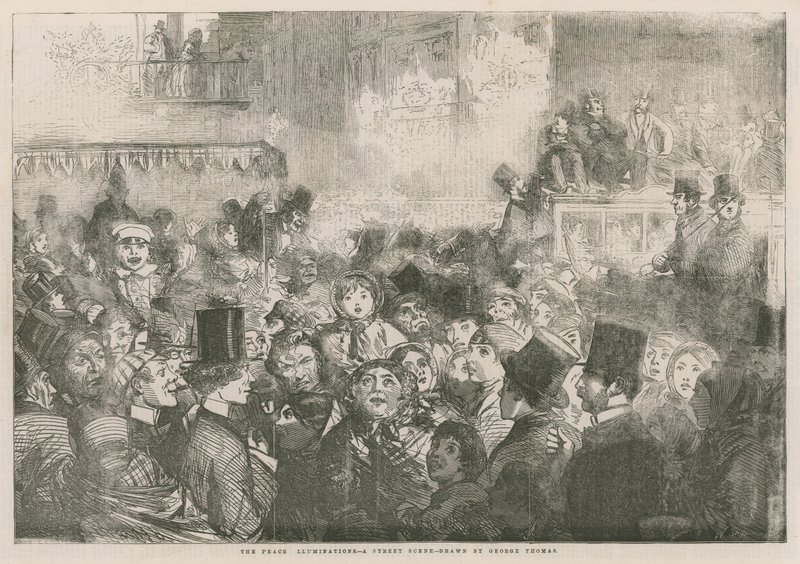 The Peace Illumnations: A Street Scene av English School