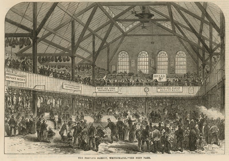 The Peoples Market, Whitechapel, London av English School