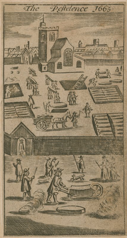 The Pestelence 1665 av English School