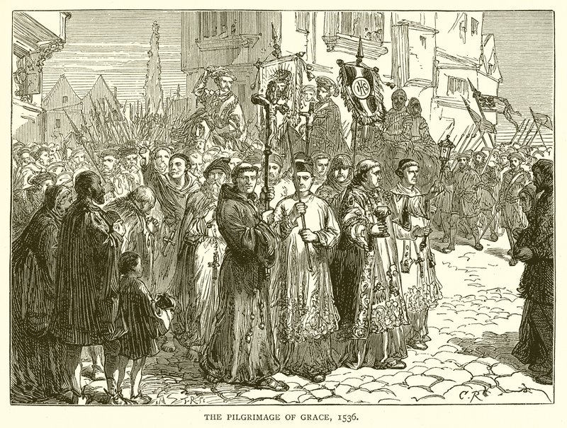 The Pilgrimage of Grace, 1536 av English School