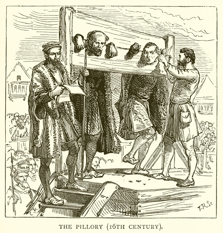 The Pilory (1500-tallet) av English School