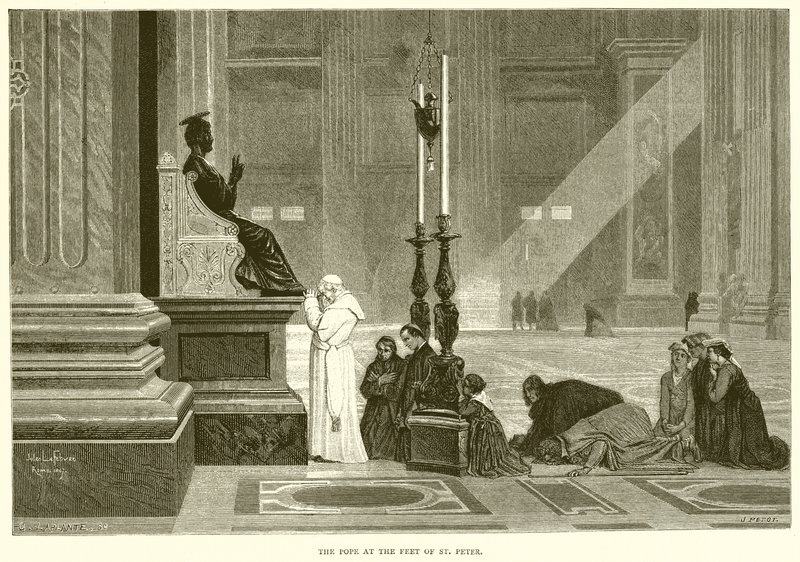 Paven ved St. Peters føtter av English School