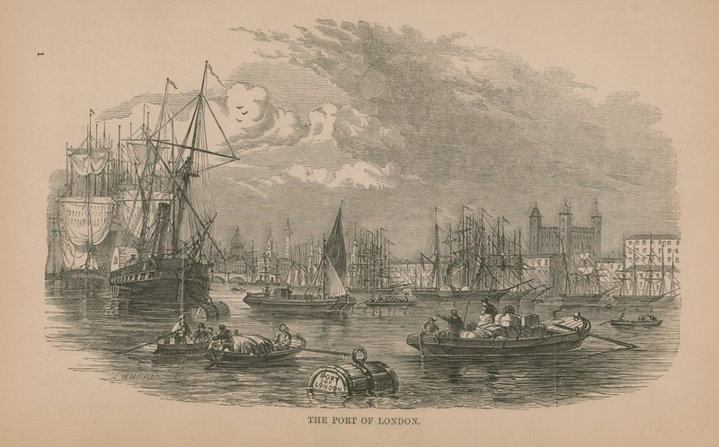 Havnen i London av English School