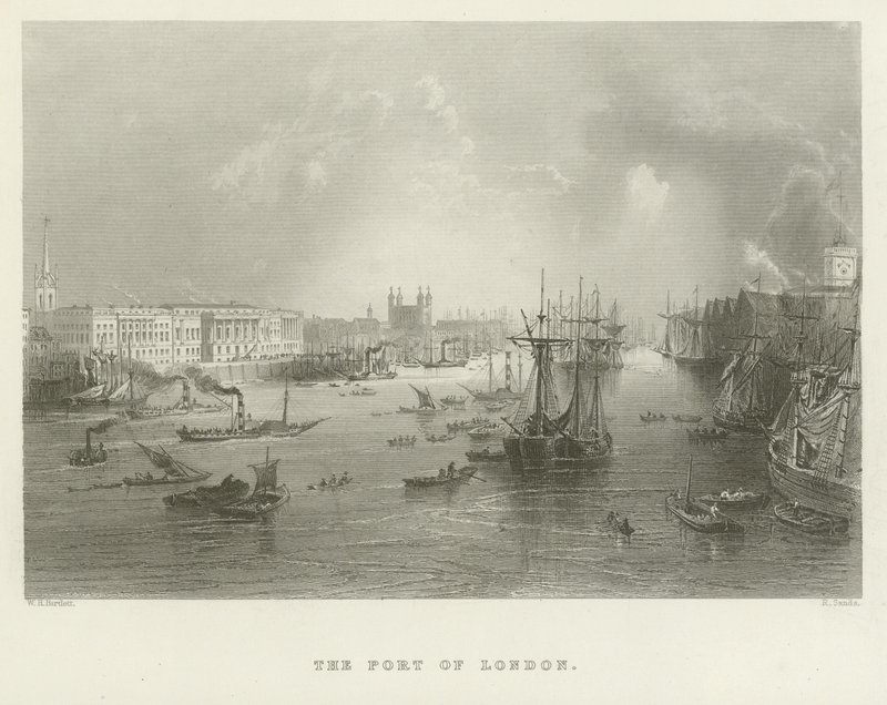 Havnen i London av English School