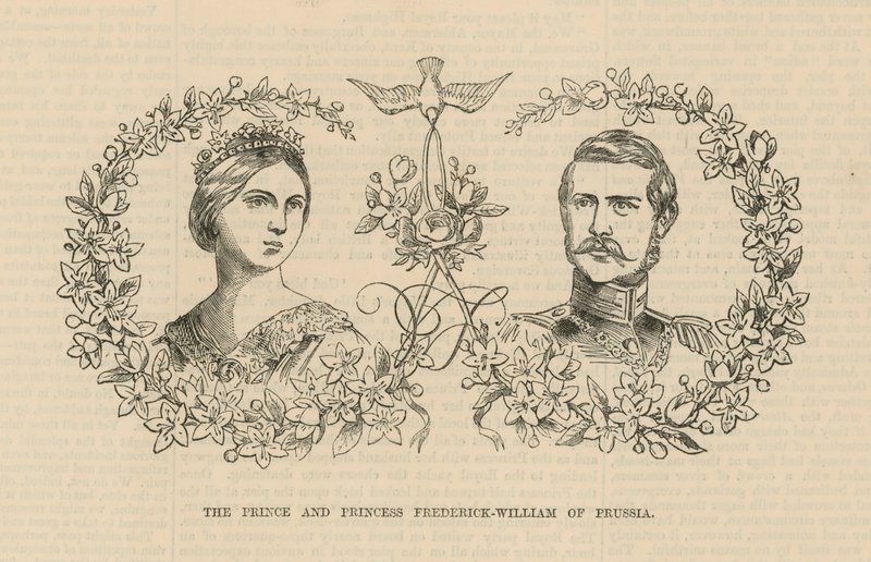 Prinsen og prinsesse Fredrick William av Preussen av English School