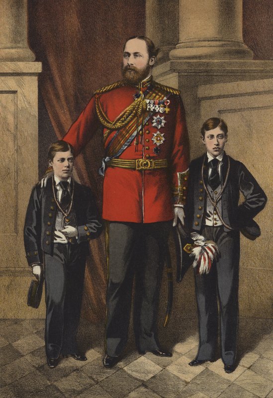 Prinsen av Wales og hans sjømannssønner av English School