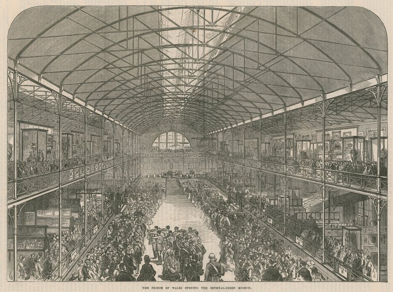 Prinsen av Wales åpner Bethnal Green Museum av English School