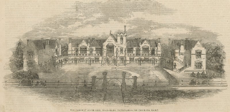 Printers Almshouses i Wood Green av English School