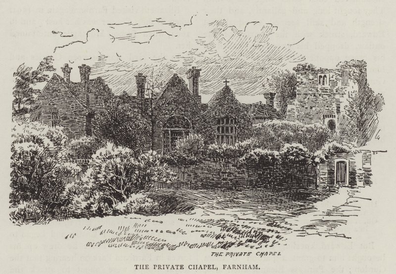 Det private kapellet, Farnham (gravering) av English School
