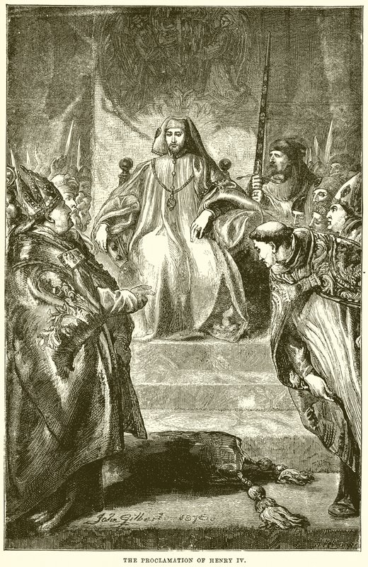 Proklamasjonen av Henry IV av English School
