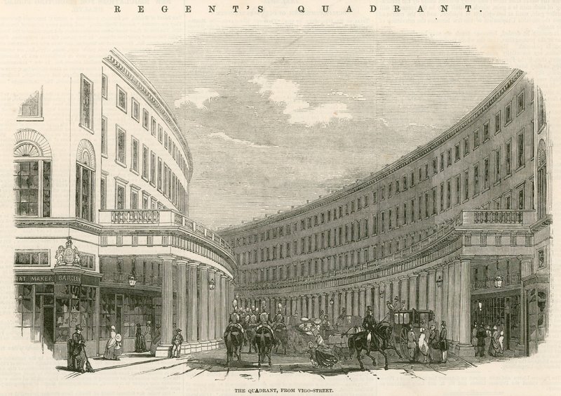 The Quadrant, Regent Street, London av English School