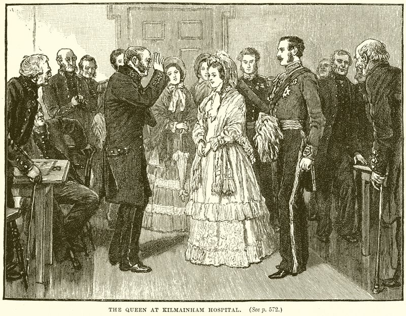 Dronningen på Kilmainham Hospital av English School