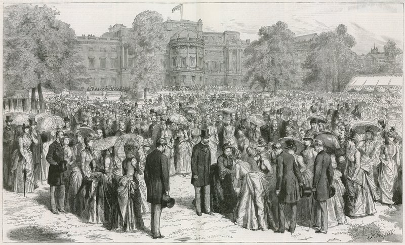 Queens Garden Party på Buckingham Palace av English School