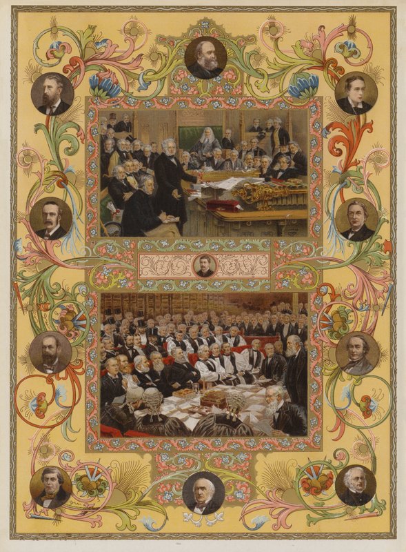 Dronningens jubileum (chromolitho) av English School