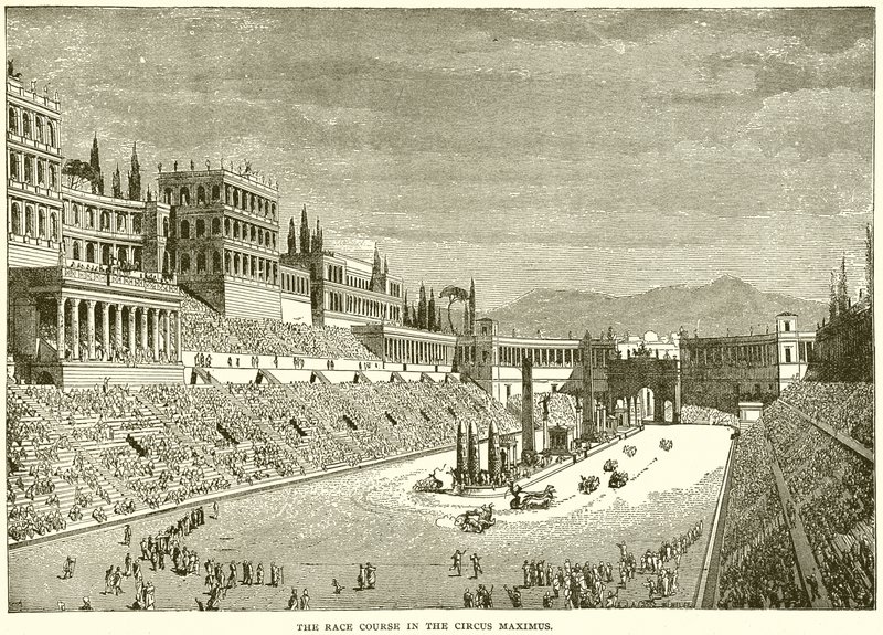 Løpsbanen i Circus Maximus av English School