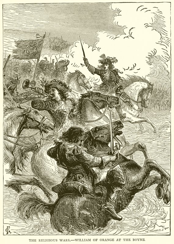 The Religious Wars.--William of Orange at the Boyne av English School