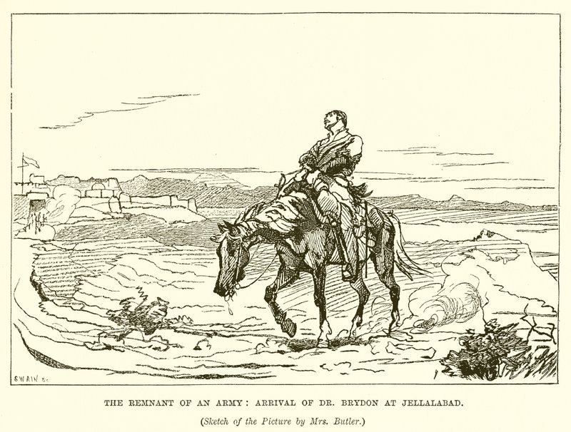 The Remnant of an Army: Dr. Brydons ankomst til Jellalabad av English School