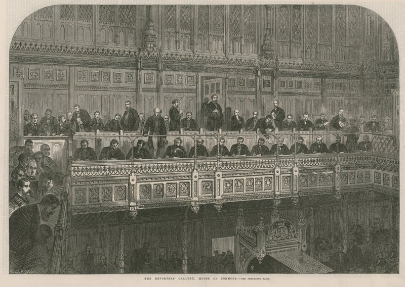 The Reporters Gallery, House of Commons av English School