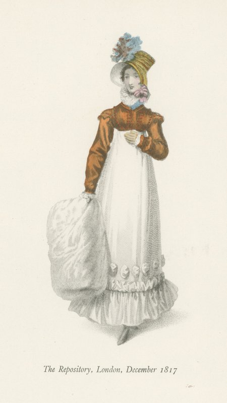 The Repository, London, desember 1817 av English School