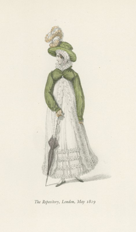 The Repository, London, mai 1819 av English School