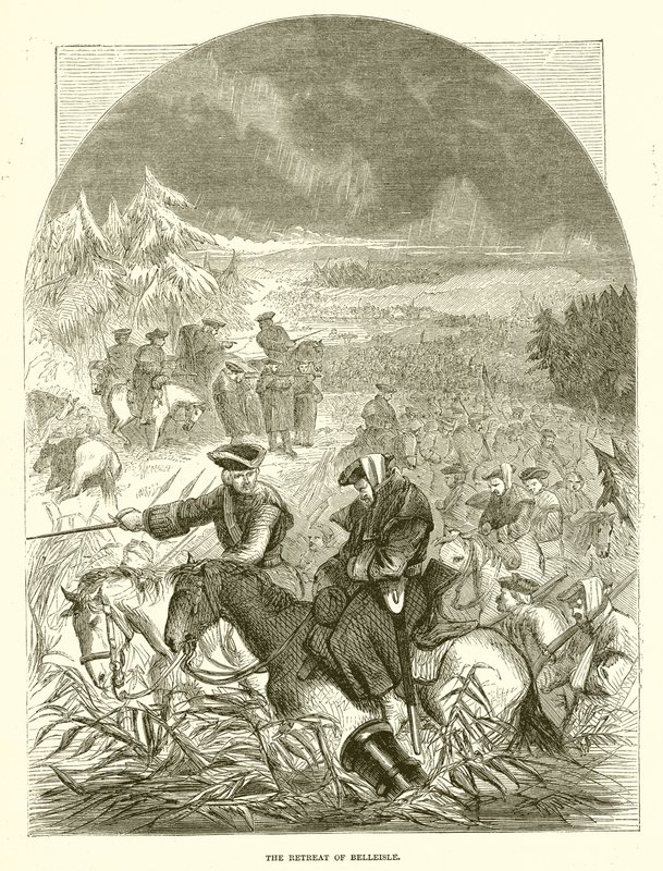 Retreat of Belleisle av English School